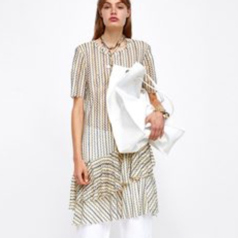 Zara WB Collection Size Small Dress Mesh Texture